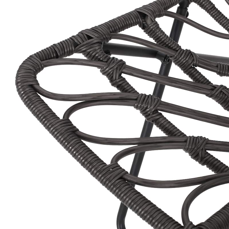 Byson Wicker Outdoor Accent Chairs by Christopher Knight Home