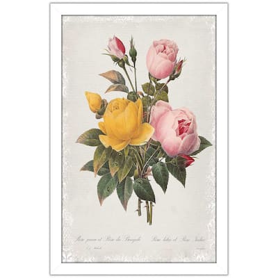 "Botanical Bouquet Roses" by Carol Robinson Print on Acrylic