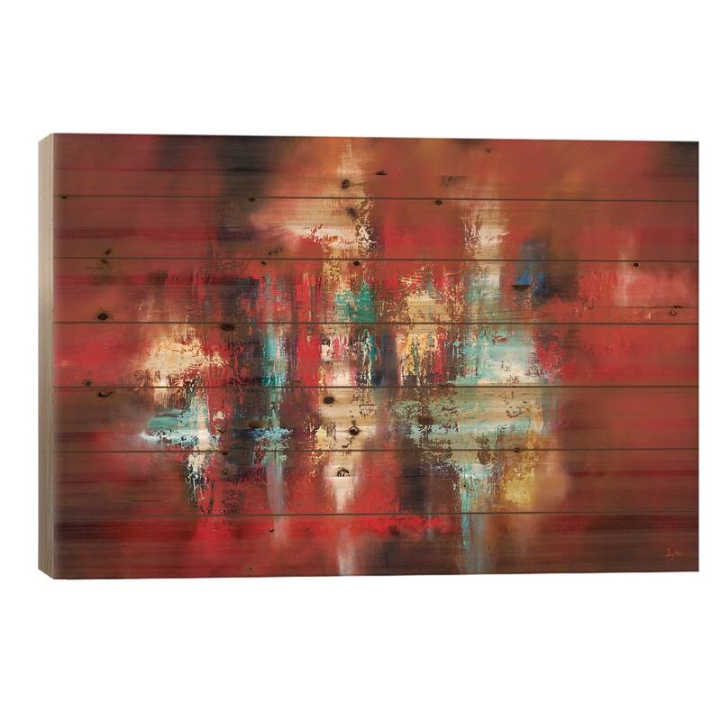 Let It Shine Through Print On Wood by Christopher Lyter - Multi-Color - 18x26x1.5