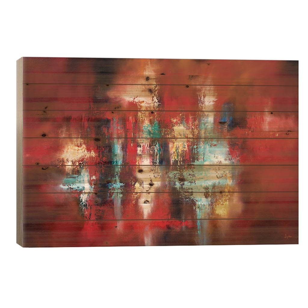 Let It Shine Through Print On Wood by Christopher Lyter - Multi-Color