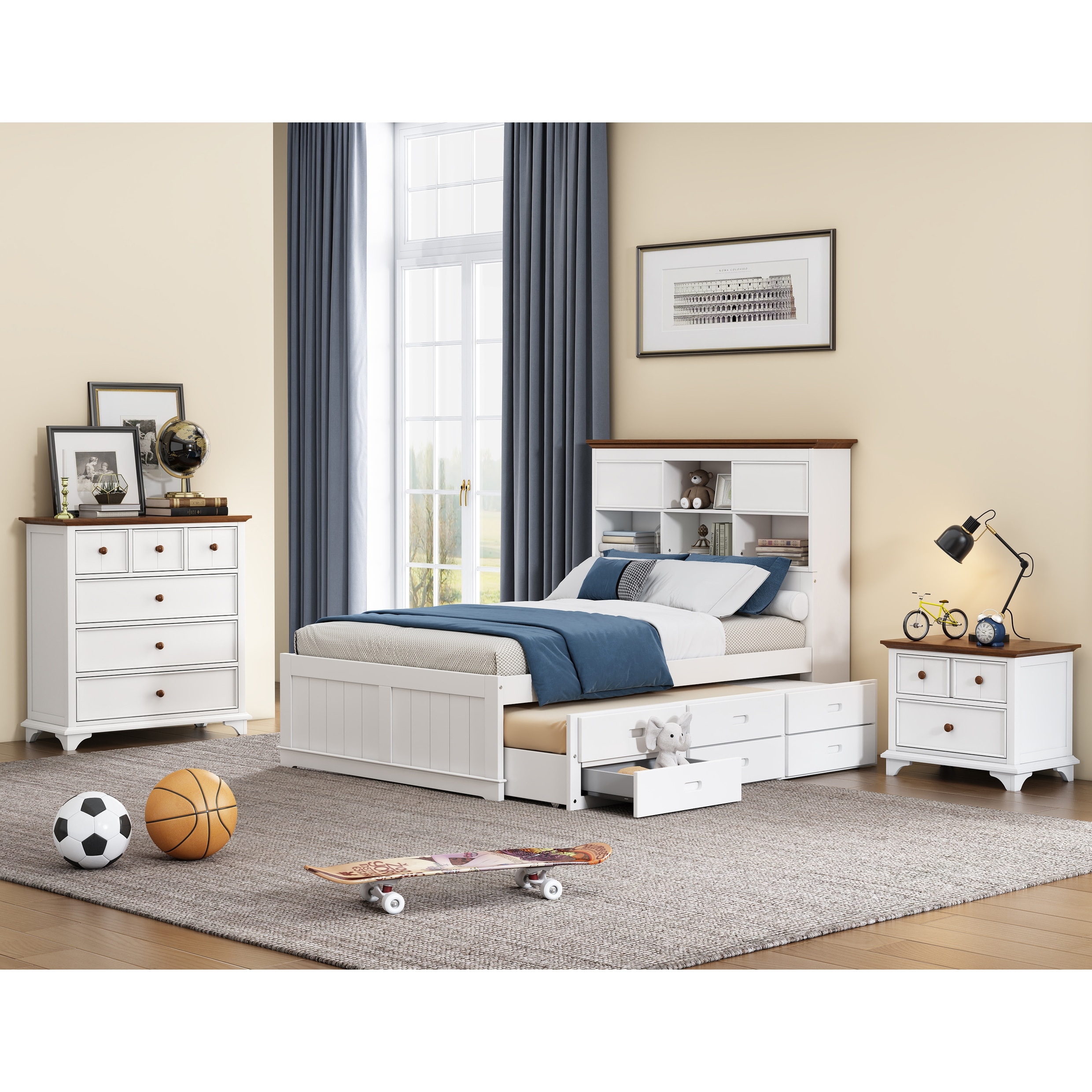 Twin bed dresser combo deals