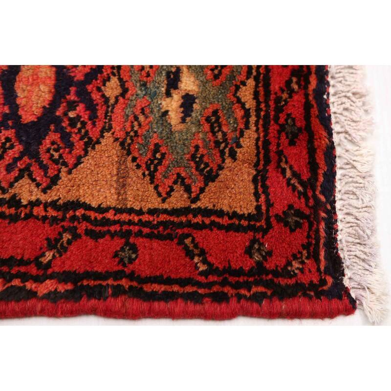 ECARPETGALLERY Hand-knotted Konya Anatolian Black, Red Wool Rug - 4'1 x 7'9