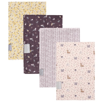 Trend Lab Autumn Forest 4 Pack Flannel Blankets
