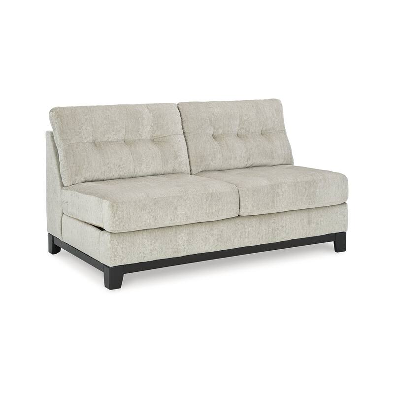 Signature Design by Ashley Maxon Place Light Gray 3-Piece Sectional with Chaise - 140" W x 100" D x 37" H