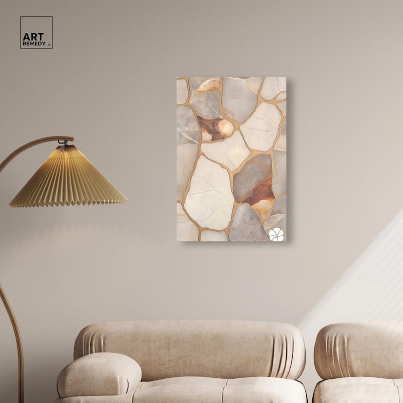 Textured Earthy Tones I Canvas by Art Remedy, Gallery Wrapped