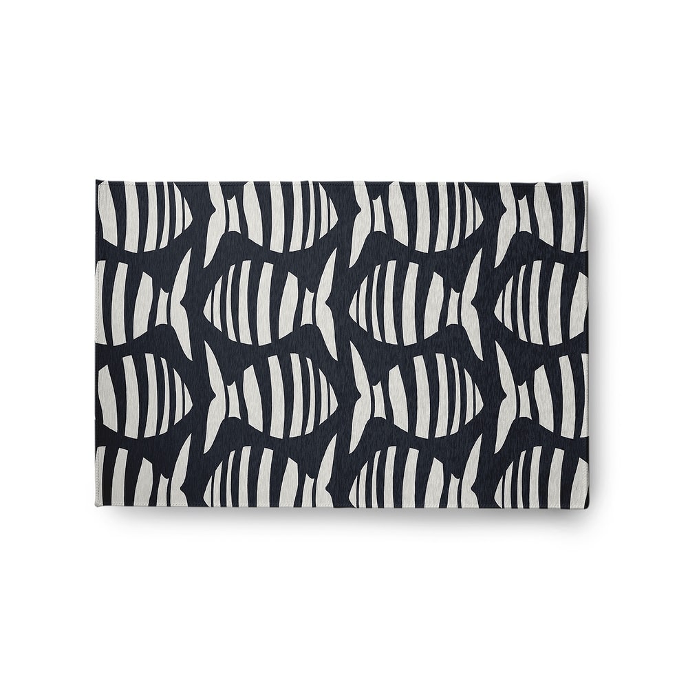 Swimming School Nautical Indoor/Outdoor Rug