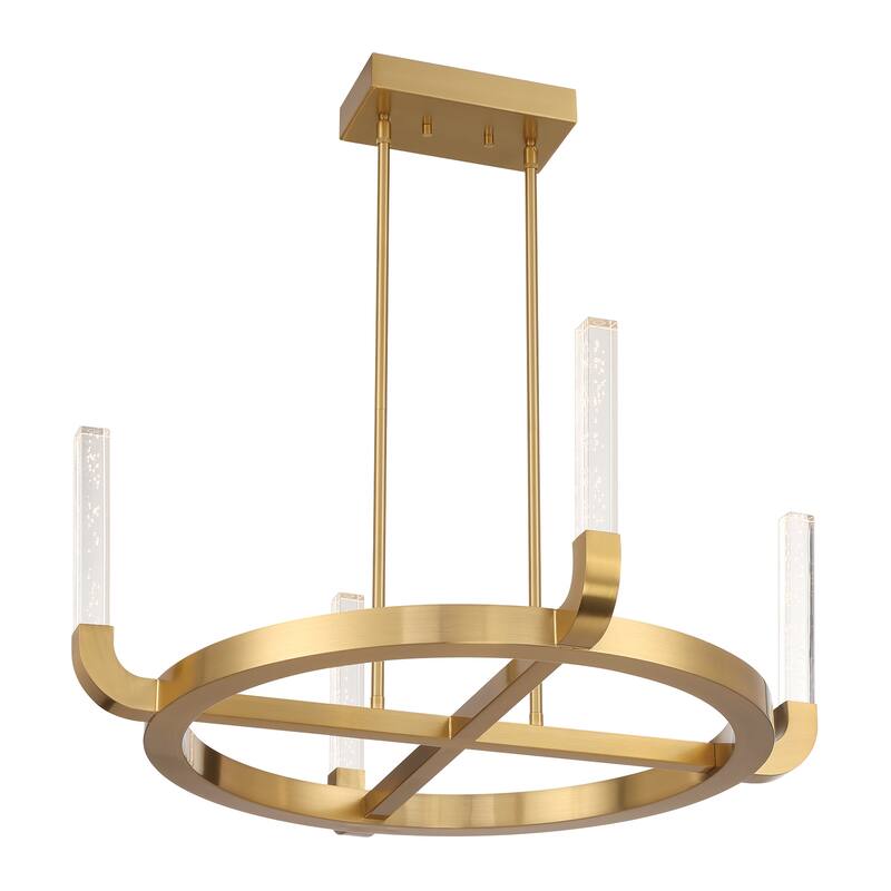 Savoy House 1-2508-4 Del Mar 4 Light 30" Wide LED Ring Chandelier