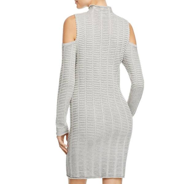 Shop French Connection Womens Mozart Casual Dress Ladder Knit Cold