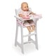 preview thumbnail 5 of 15, Badger Basket Doll High Chair with Accessories and Free Personalization Kit