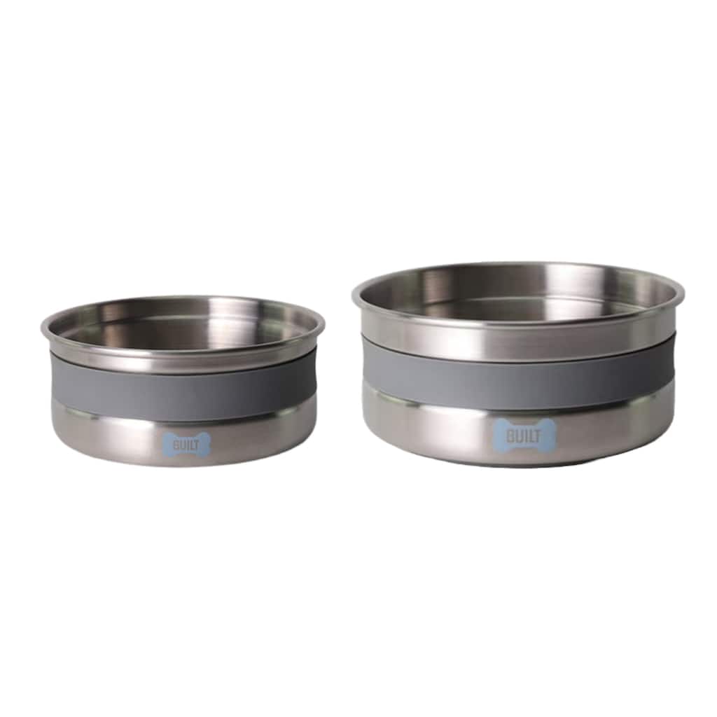 Built Stainless Steel Dog Bowl, 38 Oz & 64 Oz - 38 Oz & 64 Oz
