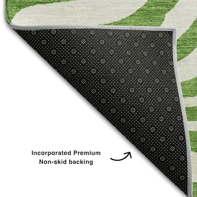 Premium Washable Super Soft Zebra Print Mayfield Rug