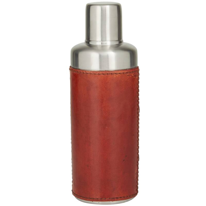 Stainless Steel Cocktail Shaker with Silver Lid - 3 x 3 x 9