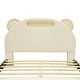 preview thumbnail 8 of 20, Full Size Velvet Upholstered Platform Bed with Headboard & Embedded Light Stripe