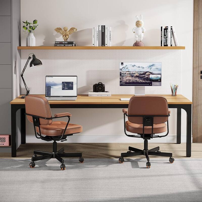 78.7" Extra Long Computer Desk/Table, Work Desk, Double Workstation Desk for Home Office