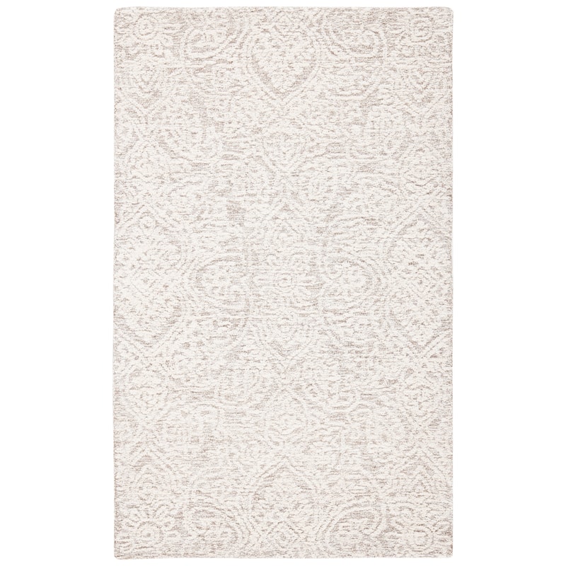 SAFAVIEH Handmade Metro Lorenzina French Country Wool Rug - 2' x 3' - Natural/Ivory - Rectangle