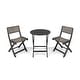 preview thumbnail 4 of 22, Hillside Outdoor Acacia Wicker Bistro Set by Christopher Knight Home - N/A
