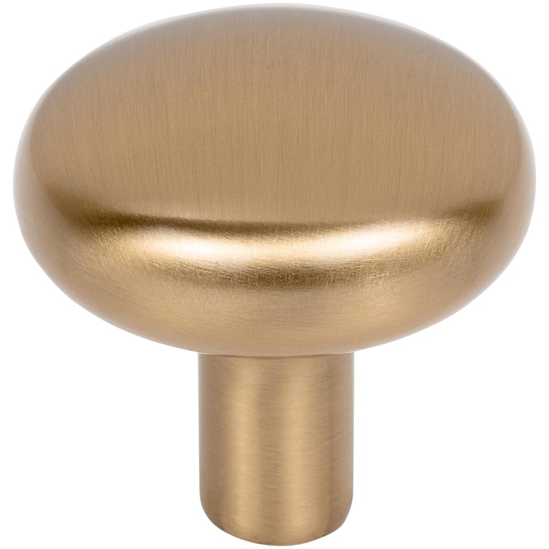 Jeffrey Alexander 329 Loxley 1-1/4" Mushroom Round Smooth Cabinet Knob - Satin Bronze