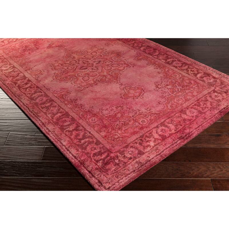 Hand-Tufted Linhope Oriental Wool Area Rug