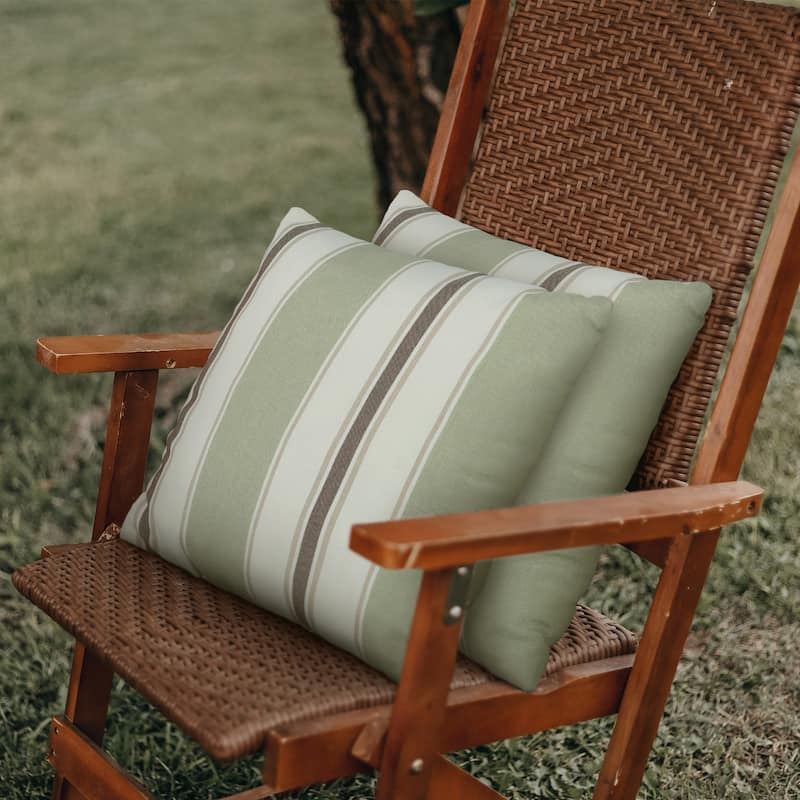 Cooling Outdoor Pillows with Pure Cotton Cover Set of 2