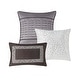 preview thumbnail 25 of 25, Madison Park Melody 6 Piece Reversible Jacquard Quilt Set with Throw Pillows
