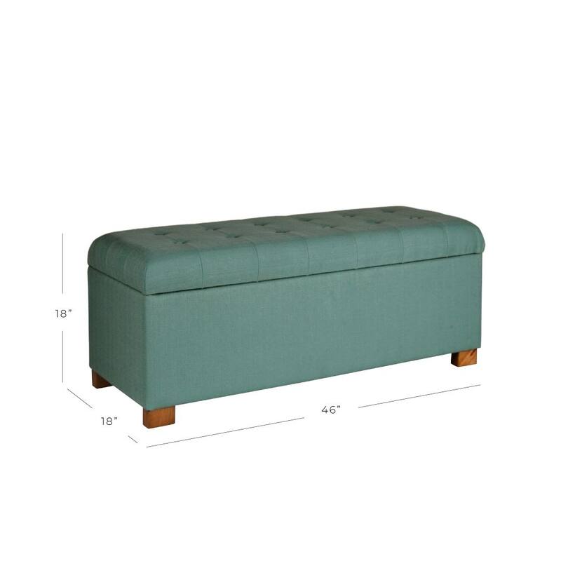 Porch & Den Lacey Tufted Storage Bench