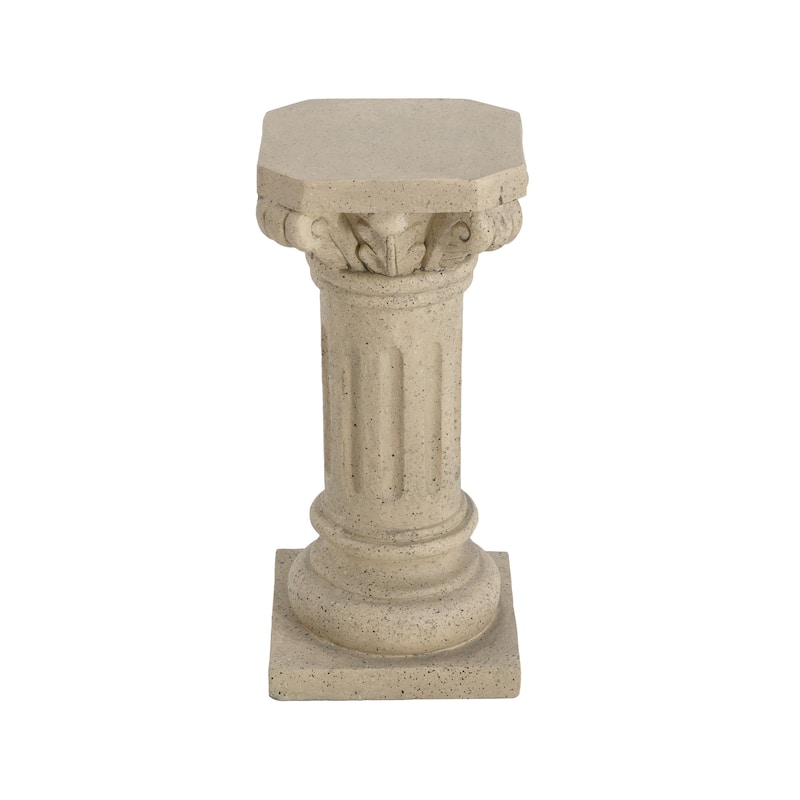Christopher Knight Home - Alden Elegant and Durable Pedestal Column Plant Stand for Indoor and Outdoor Display - 26.25 Inch