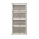 preview thumbnail 6 of 23, GDFStudio - Brookline Modern Storage Glass Display Cabinet with Flip-Up Glass Doors and 4-Tier Shelving