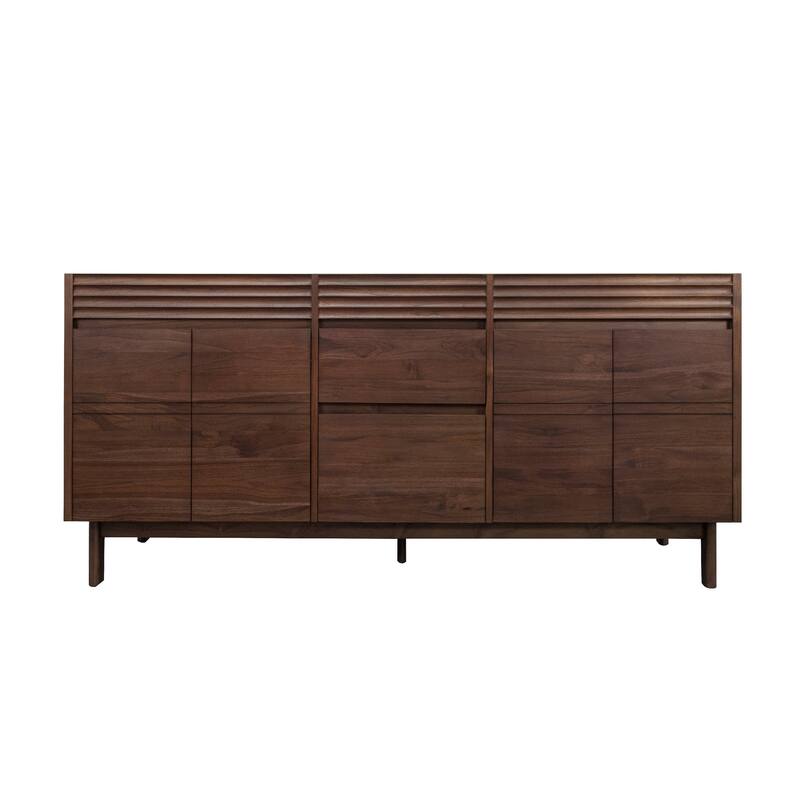 Avanity Carina Bathroom Vanity Only in Coffee Teak - 72" Double Sink