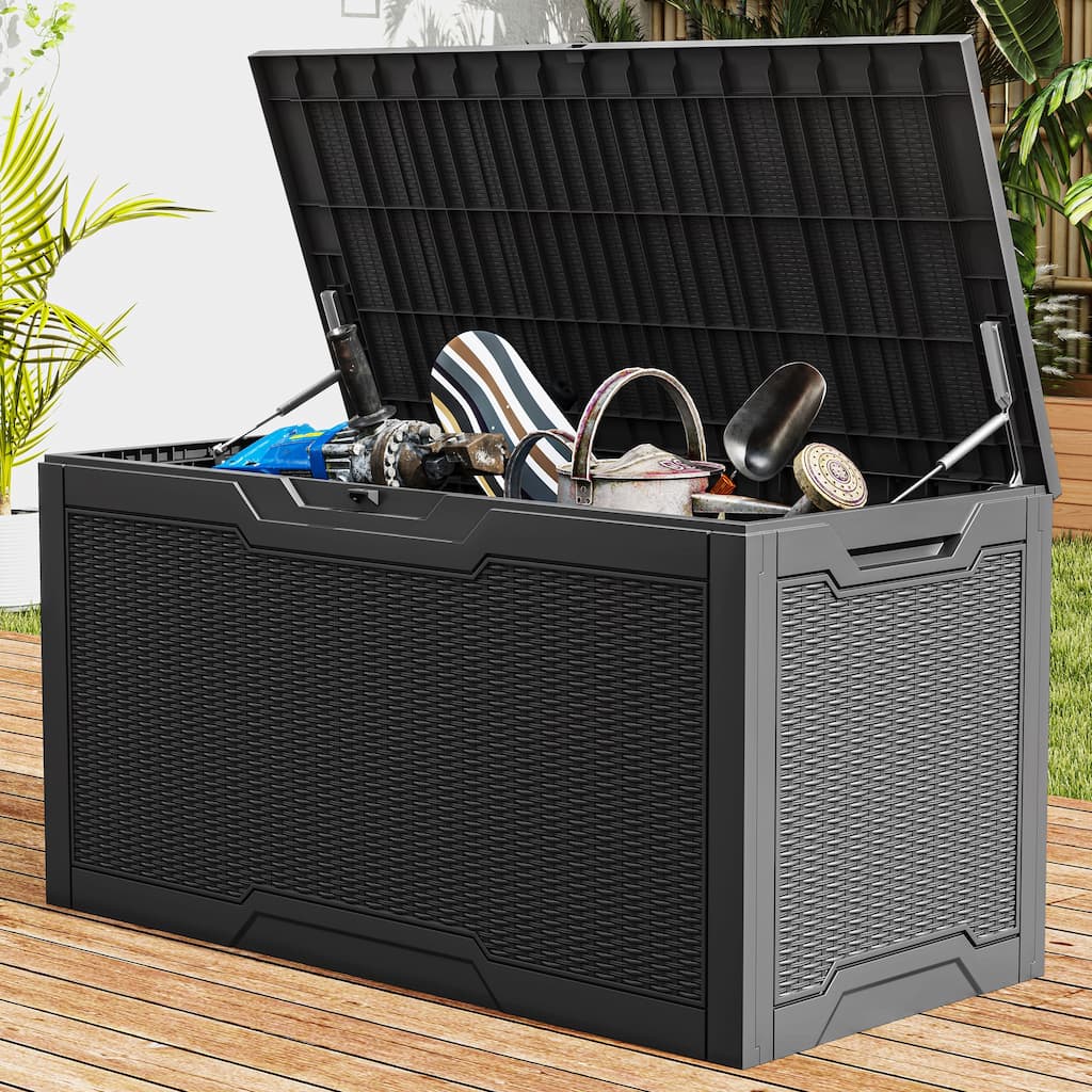100 Gallon Outdoor Storage Waterproof Deck Box
