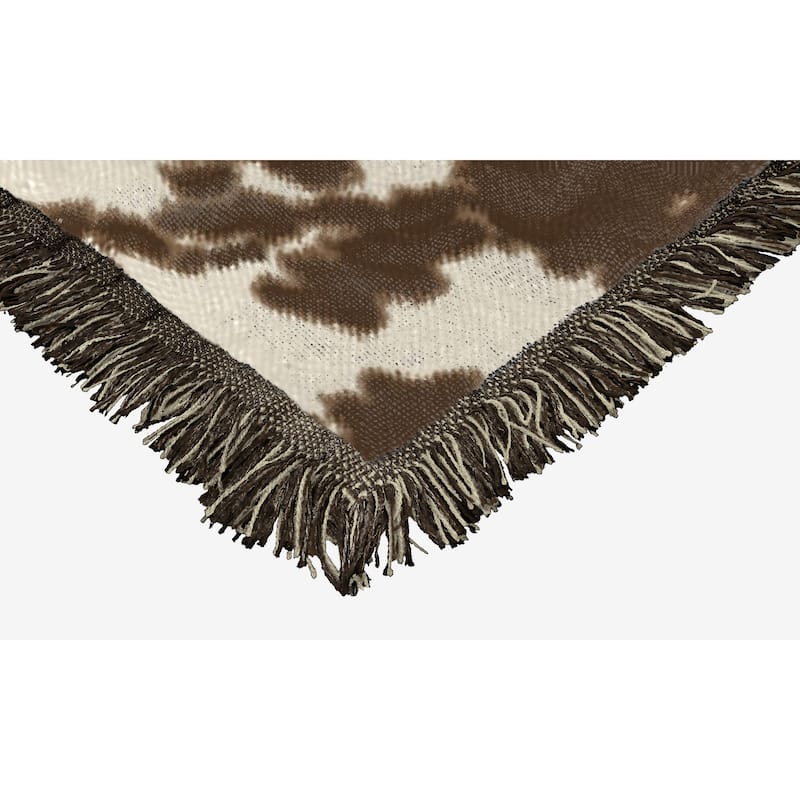 Paramount Yellowstone Cattle Brand Woven Jacquard Throw Blanket