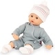 preview thumbnail 5 of 3, Gotz: Muffin Baby: Zig Zag - 13" Baby Doll, Blue Wrap Romper, Toddlers 18mo+