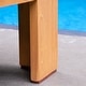 preview thumbnail 17 of 19, Cambridge Casual Logan Modern Teak Outdoor Club Chair with Sunbrella Cushion