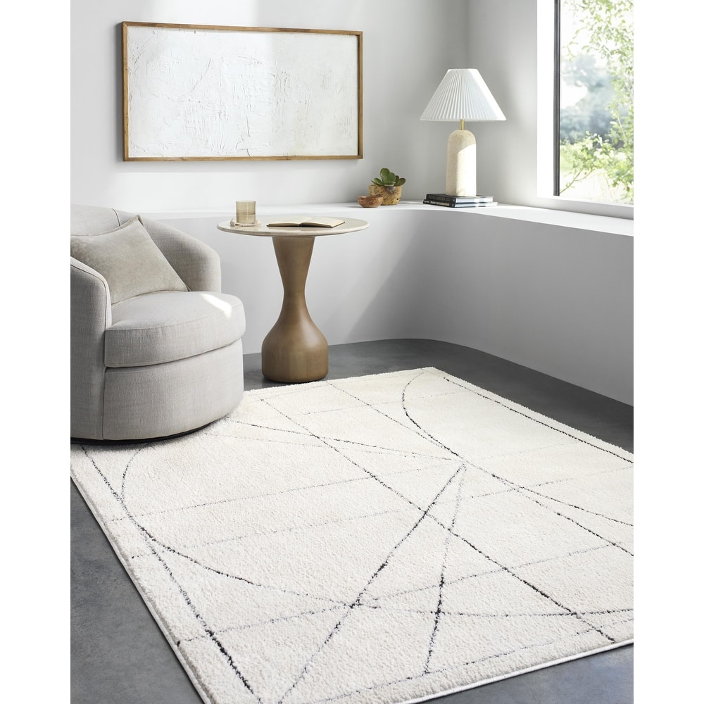 Galey Alix x Livabliss Architect V Modern Geometric Area Rug