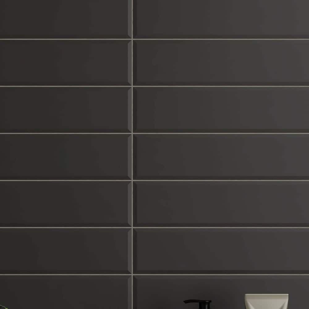 Facet 3 in. x 12 in. Glazed Ceramic Subway Wall Tile