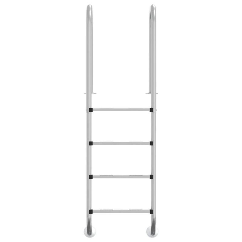 vidaXL Pool Ladder Silver 304 Stainless Steel Standard/Medium/Large