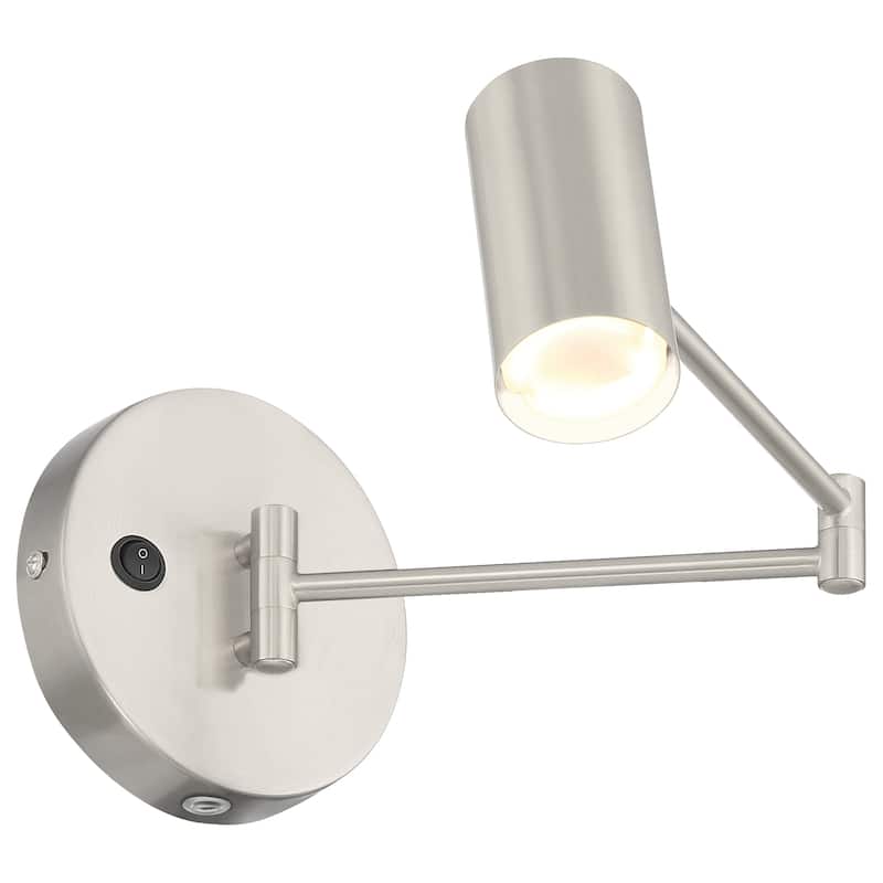 Access Lighting Juhl LED Reading Light - Brushed Steel - Dedicated LED