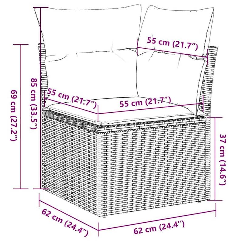 vidaXL Garden Sofa Set