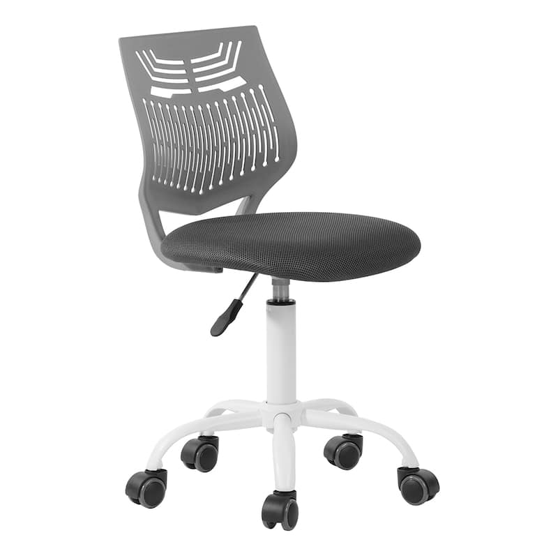 Homylin Teen Mesh Task Chair Swivel Height Adjustable for Students
