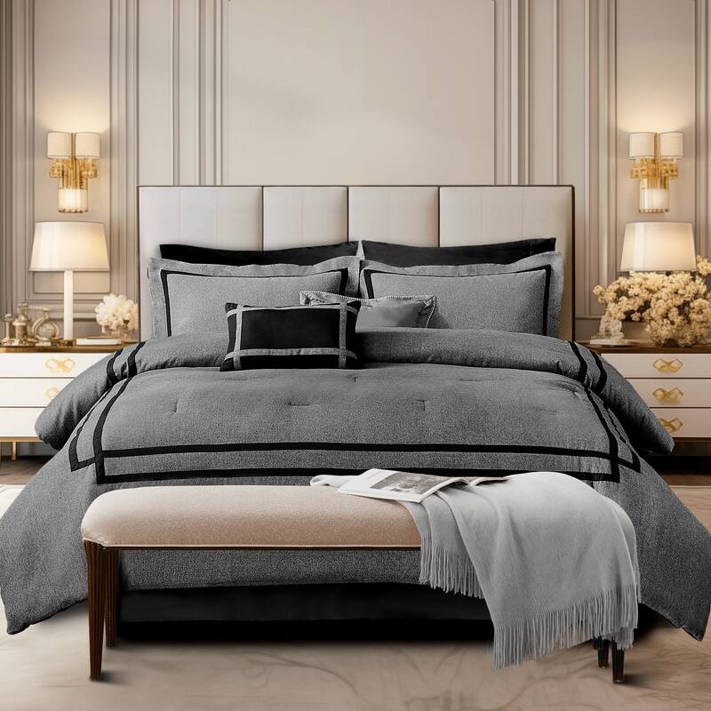 Wonderful Hotel Comforter Set Bag in A Bag 8 Piece