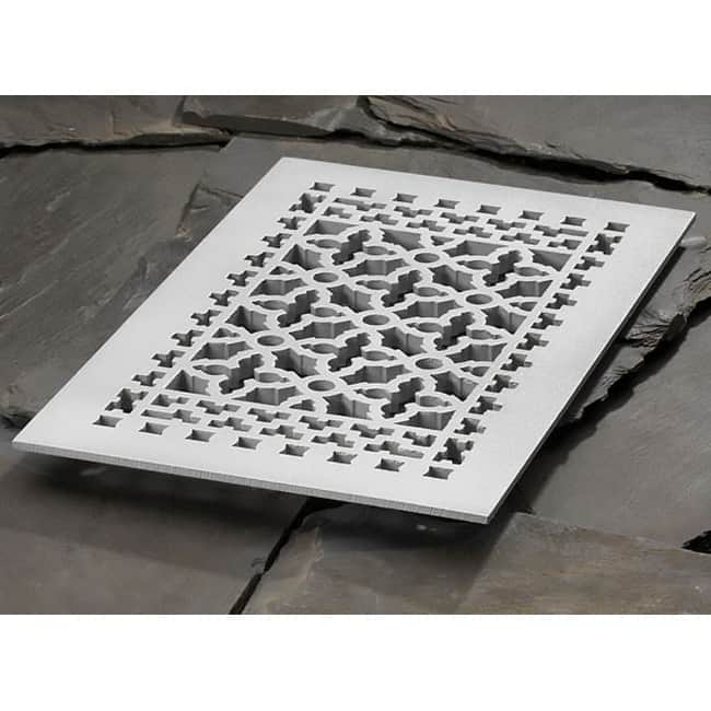 Reggio Registers Scroll Series 8" x 14" Grille with Mounting Holes