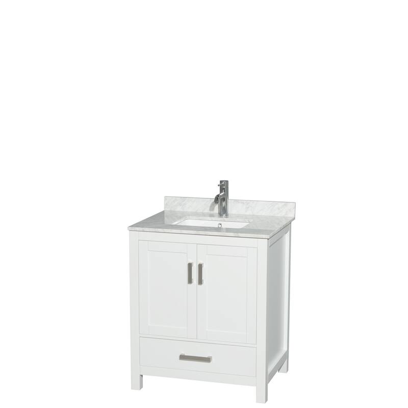 Wyndham Collection Sheffield Single Vanity Set