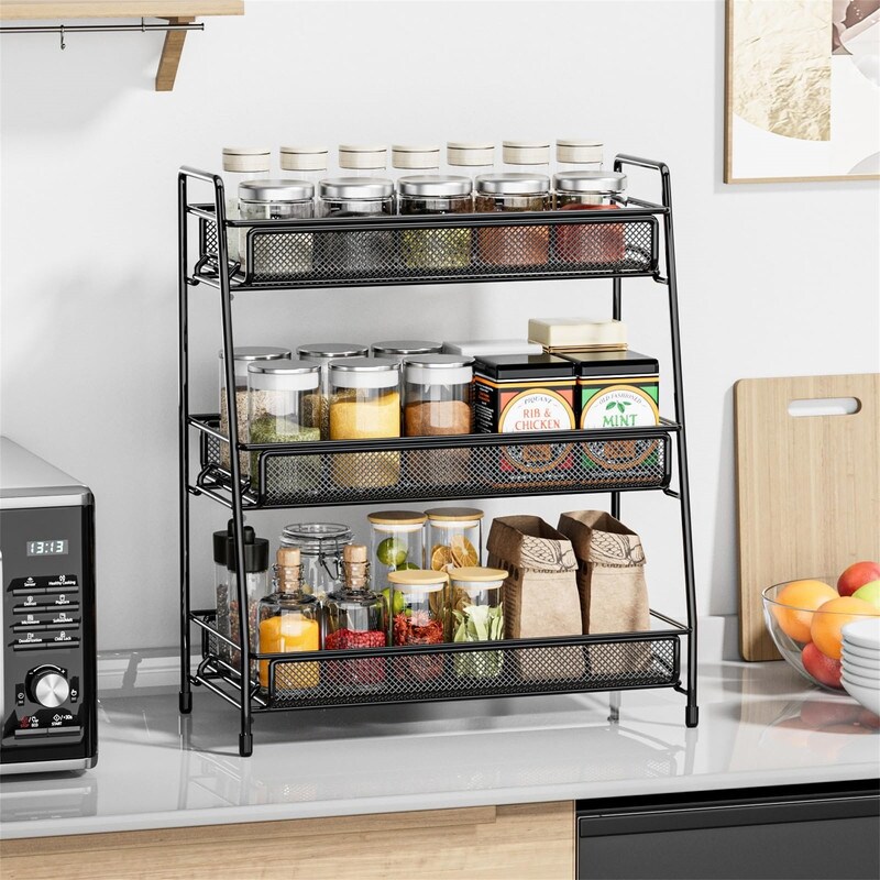 Bathroom Countertop Organizer Shelf - 7