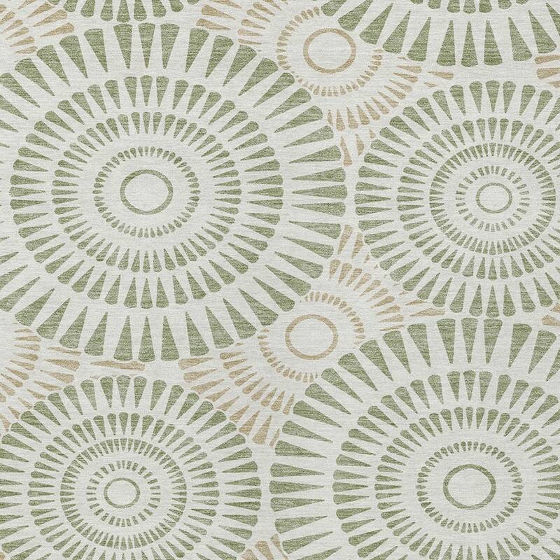 HomeRoots Geometric Transitional Rectangle Outdoor Rug
