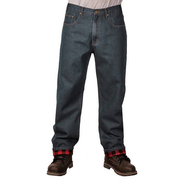 Outback Rider Men's Flannel Lined Relaxed Fit Jeans