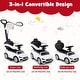 preview thumbnail 23 of 48, Gymax 3-in-1 Toddler Push Car w/Adjustable Canopy Under Seat Storage