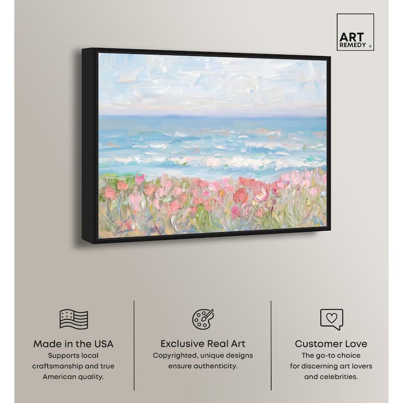 Waves of Peace Canvas by Art Remedy