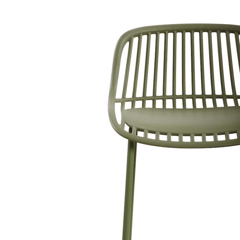 Christopher Knight Home - Benson Modern Outdoor Barstool with Weather-Resistant Design - Set of 2