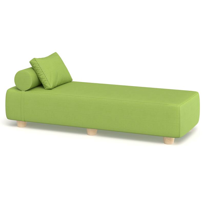 Jaxx Alvy Outdoor Sun Lounger - Luxurious Sunbed with Wood Feet Sunbrella