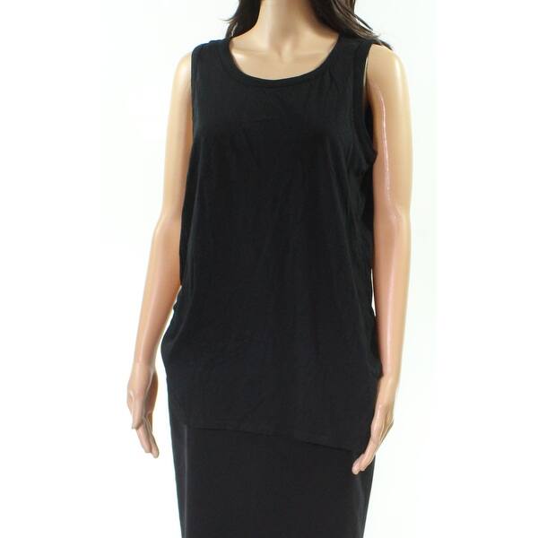 Shop Mod O Doc Black Women S Size Medium M Solid Crewneck Tank Top