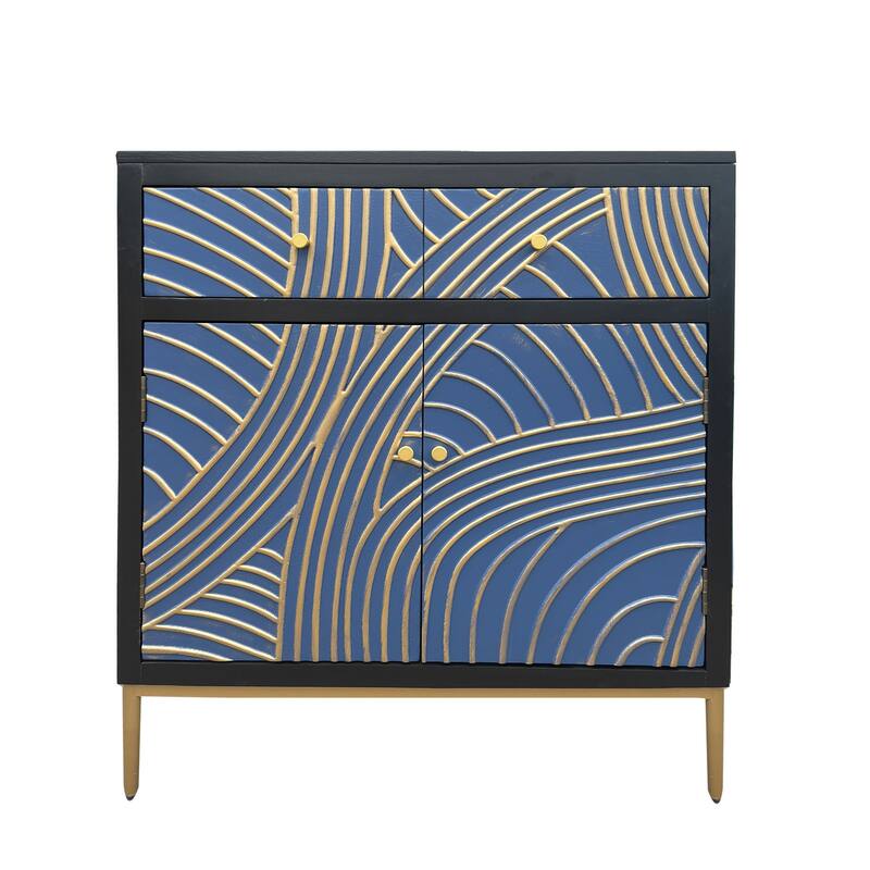 Accent Cabinet with 2 Doors,1 Drawer and Adjustable Shelf